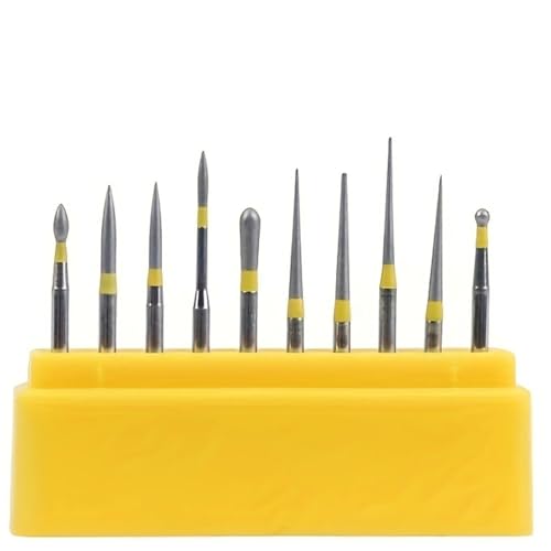 Kit de 10 fresas diamantadas para pulido FG 1.6mm