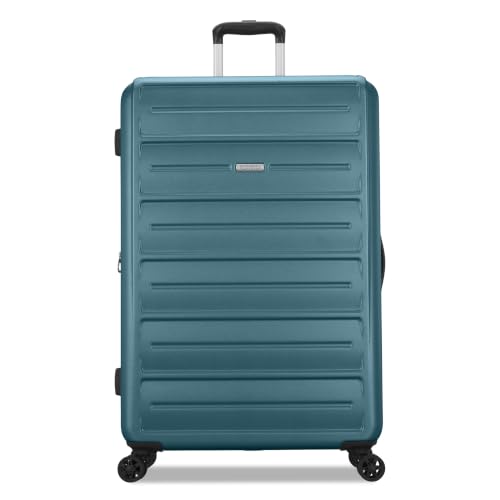 Image of American Tourister Westridge Luggage Set - 3 Piece Set - 20 inch Carry-On, 24 inch & 28 inch Checked Luggage with 360 Spinner Wheels - Expandable Suitcases for Extended Travel - Includes 3 Packing Cubes - Teal