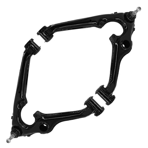 Image of Detroit Axle - 8pc Front End Kit for 2014-2018 Chevy Silverado 1500 GMC Sierra 1500, Yukon XL Tahoe Suburban Escalade ESV, 4 Upper Lower Control Arms with Ball Joint 2 Outer Tie Rods 2 Sway Bars
