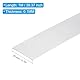 PATIKIL 0,79 x 39,4 Aluminium-Flashing, 1 Rolle Dach Aluminium-Blechstreifen Blechrolle 0,1 mm Unterlegscheibe für Dächer Dachrinnen Tür Fenster Maschinenreparatur Handwerk DIY