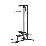 REXGYM Lat Machine/Pulley - Multifunzione, Homegym, Perno 28/50mm, Barra lat e tricipiti (Lat machine/pulley light 2.0)