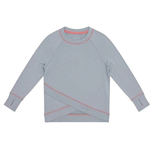 Sweatshirt fille haut de gamme, pull de qualité supérieure gris taille 16