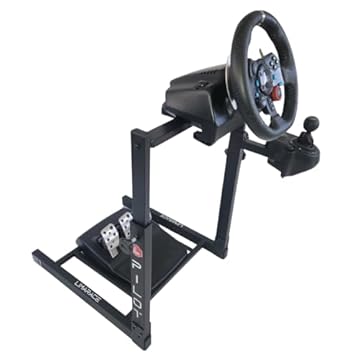 LIMARACE Suporte Cockpit Para Volante Logitech Com Suporte De Cambio. Compatível com LOGITECH-G25, LOGITECH-G27, LOGITECH-G29, LOGITECH-G920, LOGITECH-23, LOGITECH-Driving Force GT. USB.