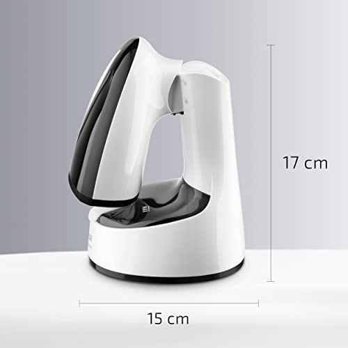 Ufesa Black Mist Plancha Vertical de Vapor Plegable, Viaje, 1470W, Elimina Arrugas, Olores y Desinfecta, Con Cepillo para Tejidos Gruesos, Listo en 25s, Depósito 150 ml - imagen 2