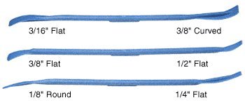 CRL Sealant Spatulas | 3-Piece Mini Caulk Joint Tooling Spatula Kit