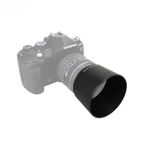 Image of JJC Lens Hood for Olympus Zuiko ED 40-150mm, M.Zuiko ED 40-150mm & R Lens | Replaces Olympus LH-61D Hood, Reversible, Compatible with 58mm Filter /Cap, Reduces Lens Flare, Anti-Scratch, Durable ABS