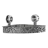 Generico Esquina de ducha - Estante sin taladro, organizador robusto, de pared para baño, espacio de almacenamiento en varios niveles, contenedor antioxidante, | Cost