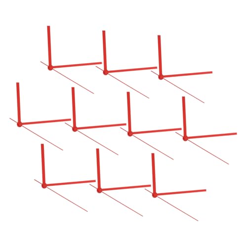 PRETYZOOM 10セット 壁掛け時計針 アルミ製用交換針 小型コンパクト 時計修理用パーツ リビング オフィス対応