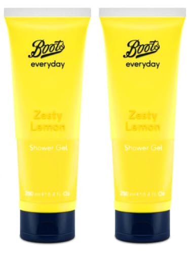 Image of 2× Bōots Zesty Lemon Shower Gel | Vegan | 250mL Each [TWIN PACK]