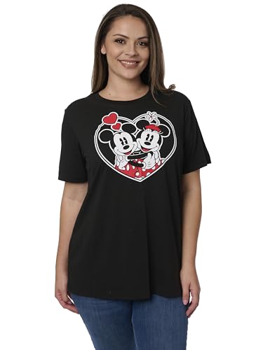 T-Shirt Minnie Mouse Grande Taille Femme Coton Imprimé Disney