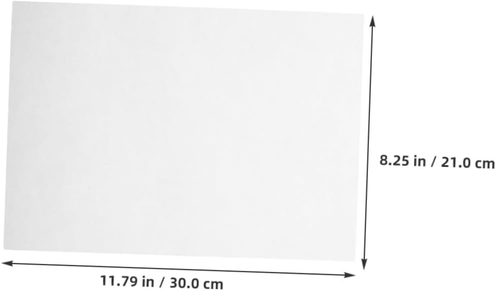 Alipis 6pcs Water Soluble Embroidery Stabilizer Non-Woven Fabric with Self-Adhesive Backing White A4 Sheet for DIY Sewing and Printable Embroidery Patterns