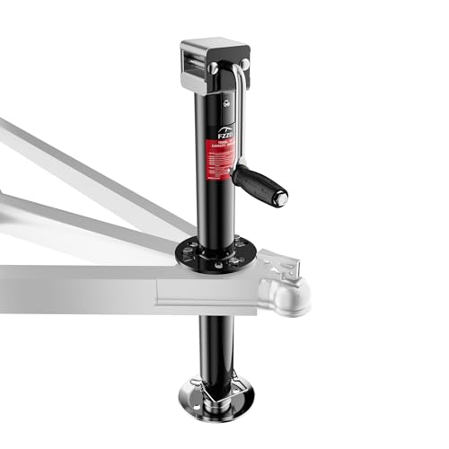 FZZD 5000 lbs A-Frame Trailer Jack 23 Vertical Travel Adjustable 5-Level Drop Leg for RV Utility Yacht Camping Trailers