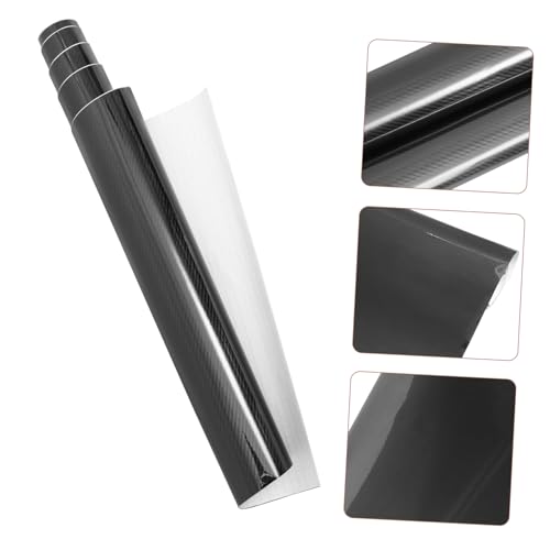 Vinilo para coche efecto fibra de carbono PRETYZOOM moldeable y resistente 7