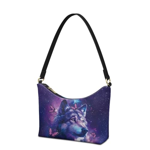 Image of Handbag for Women Leather Underam Shoulder Bag with Zipper Fashion Work Purse Waterproof Travel Wallet