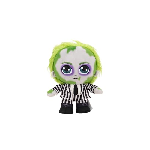 Jazwares Warner Bros. 8-Inch Beetlejuice Plush - Super-Soft and Huggable Plush Toy - Official Licensed Plush - for All Ages