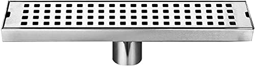 uhyOHF Linear Shower Floor Drain Rectangle Shower Floor Drain Removable