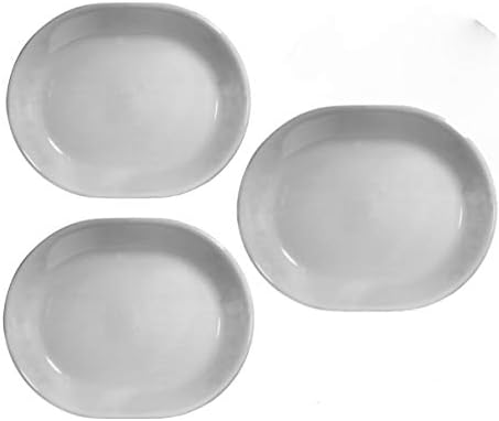 Corelle Livingware 12-1/4-inch Serving Platter, Winter Frost White-3-pack image 2
