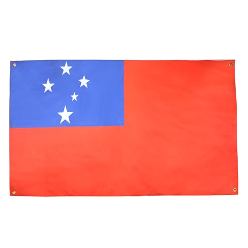 AZ FLAG Drapeau Samoa 150x90 cm avec 4 oeillets, Pavillon Samoan pour balcon ou mur