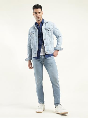 Image of Levi's Men Slim Mid-Rise Indigo Regular Jeans