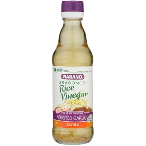 Nakano Rice Vinegar Seasoned Roasted Garlic -- 12 fl oz Cover