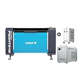 OMTech 100W CO2 Laser Engraver with Water Chiller & High-Low Pressure Smart Air Assist Module – 40'x24' Workspace, 1,000mm/s Speed, Autofocus, 2-Way Pass – for Wood, Acrylic & More