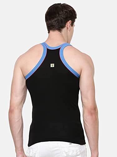Image of RAMRAJ COTTON Men's Super Combed Cotton Round Neck Vest /Banian | Soft Breathable Sleeveless Undershirt