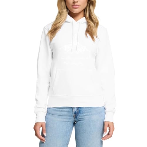 Spreadshirt Kothen Jurten Alles Andere Ist Nur Camping Damen Premium Hoodie, M, Weiß