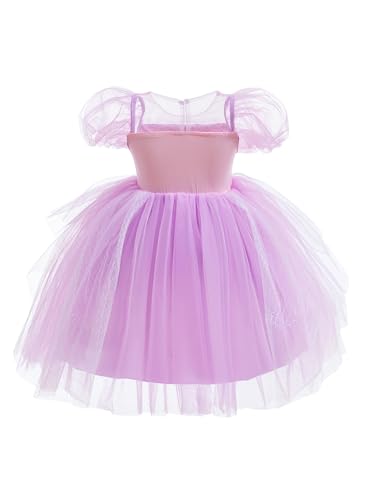 Vestido de Princesa para Niña 7 Años Color Púrpura miniatura 4
