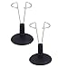 Toddmomy 2Pcs Bambola Spiccano Bambola Esposizione Del Basamento Del Supporto Bambola Staffa Cremagliera Telaio Supporto per Negozio a Casa (Cremagliera Nero per 25 Centimetri Doll)