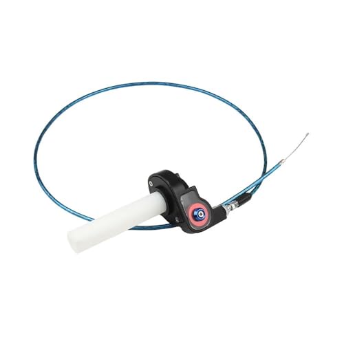 Poignée d'accélérateur moto universelle 22mm avec câble de 1200mm pour motocross et pit bike