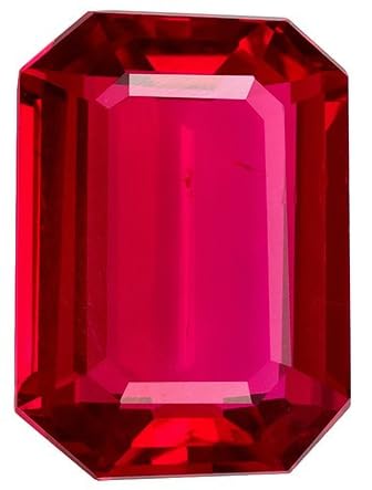 Rubí piedra preciosa natural 7.25 ratti gema de tamaño libre Rashi Ratna