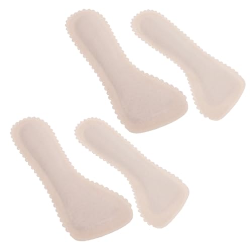 2 pares de plantillas adhesivas de corcho para tacones altos miniatura 1