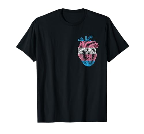 Transgender Pride Flagge Trans Heart T-Shirt