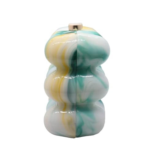 Image of Women Acrylic Clutch Chic Marble Evening Handbag Wedding Box Clutch Purse Chain Shoulder Bag for Prom Party