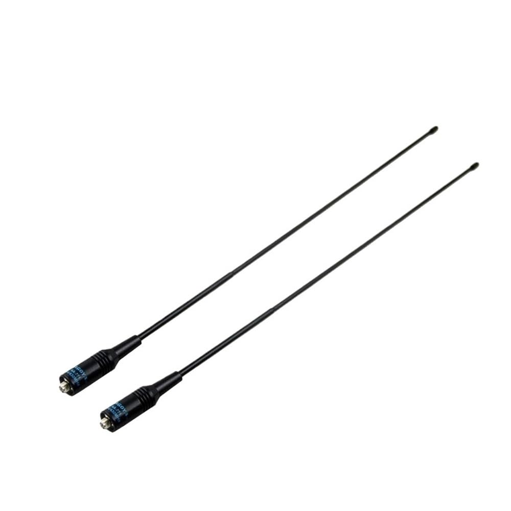 Convient for Nagoya SMA Femelle SMA-F Double Large Bande antenne Flexible VHF/UHF 144/430 MHz Radio bidirectionnelle adaptée for BAOFENG UV-5R BF-888S UV-82, etc.(SMA Famale 2 pcs)