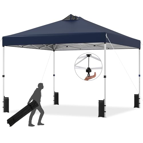 Image of Tangkula 10 x10 Ft Pop Up Canopy with Center Lock