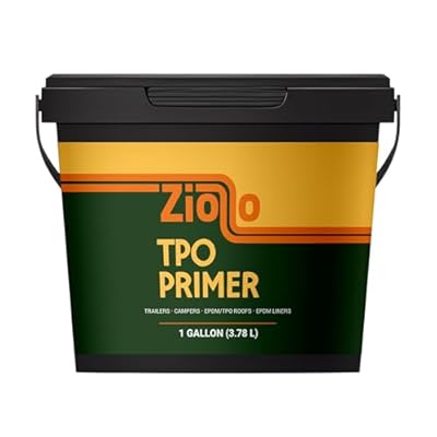 Ziollo TPO Primer for RV Roof Repair - Professional Grade Adhesion Promoter for TPO Roofing Material - Improves Bond with RV Roof Coating - Water-Based - 1 Gallon Coverage for 30ft RVs
