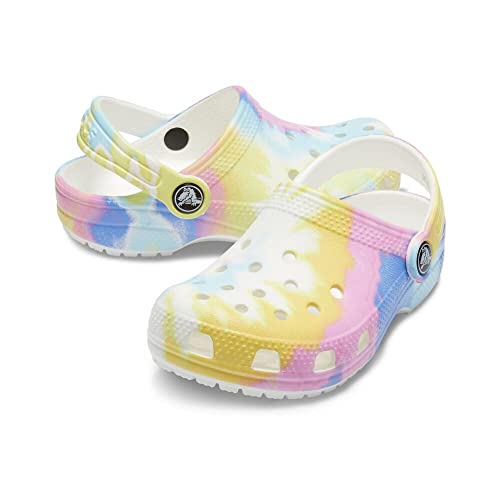 Image of Crocs Unisex Kids Classic Tie Dye Graphic Clog