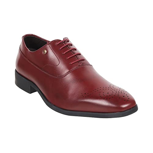 Image of Metro Men Brogue Leather Shoes
