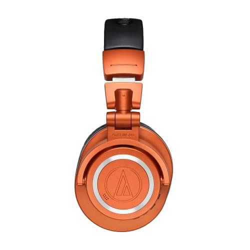 Image of Audio-Technica ATH-M50xBT2MO Wireless Over-Ear Headphones, Lantern Glow Metallic Orange