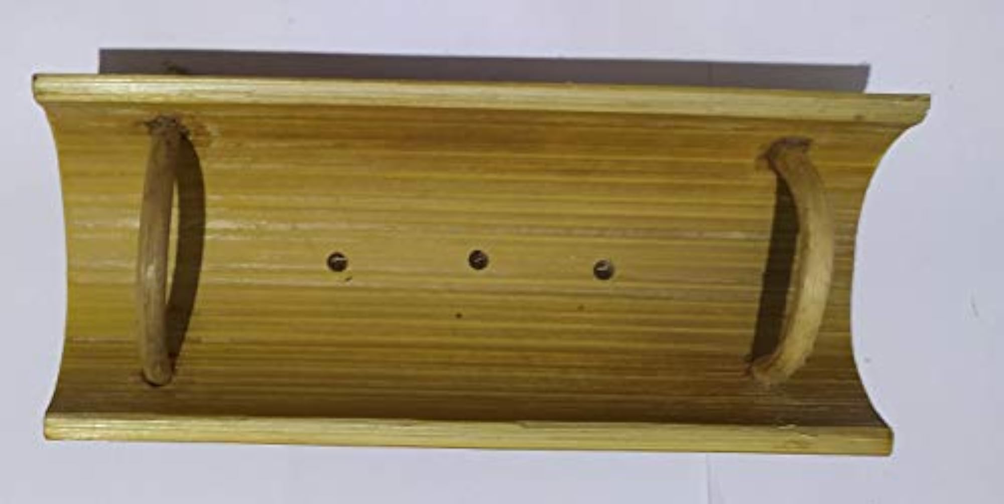 Natural Loofah Set of 3 with Bamboo Stand, Eco-Friendly Gift