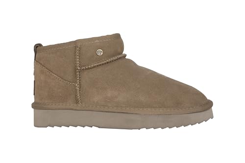 Bottines Warmbat Boots Durack en peau de mouton retournée marron pour femme