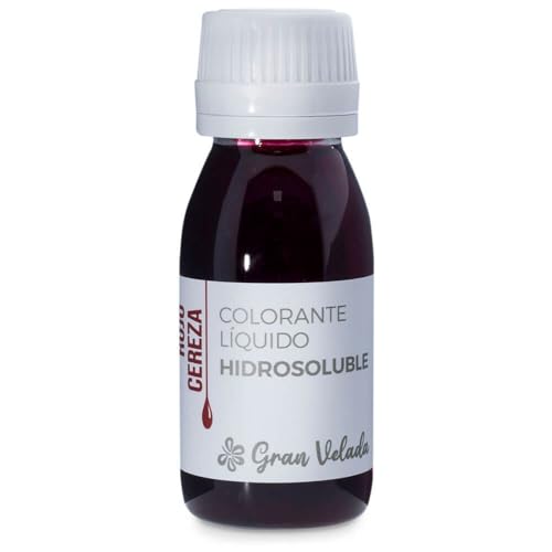 Colorante Líquido Rojo Cereza para Jabón de Glicerina: Fácil de Usar, Hidrosoluble y Listo para Crear Jabones Vivos y Brillantes. Añade Color a Tus Creaciones