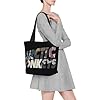 GLOPANTE Women's Arctic Rock Band Monkeys Multi-Sided Tote Bag Shopping and Travel Shoulder Bag Gift for Birthday Teachers' Day #1