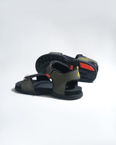 Image of RTS Boys Sports Sandals | Lightweight Adjustable Outdoor Sandals for Boys | Soft Cushioned Footbed | Anti-Skid Durable Sole | Comfortable Velcro Walking Sandals for Daily Wear, School, Travel & Play
