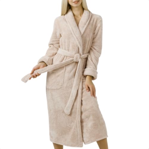 Roupão Microfibra Camesa Inverno Frio Unissex Cores Original (BR, Alfa, P, Regular, Regular, Vanilla