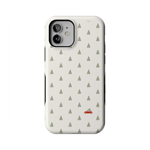 Casely iPhone 12/12 Pro Case | Rockin' Around | Christmas Tree | Compatible with MagSafe | Bold Protective Case Design