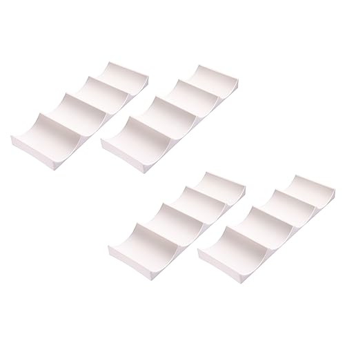 Soporte para botellas de vino 4 pcs elegante para barra miniatura 1