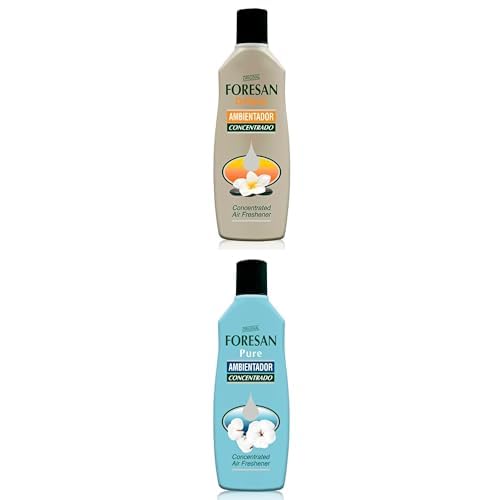 FORESAN - Pack de 6 Ambientadores Concentrados - Ambientador Líquido para el Hogar, Elimina los Malos Olores, Estancia Perfumada Durante 48 Horas