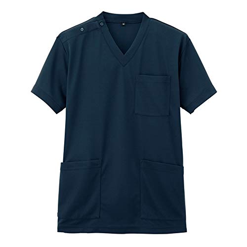 AITOZ(アイトス) ニットスクラブ(男女兼用) オールシーズン用 ダークネイビー AZ861411 088 M - AITOZ(アイトス) - 商品画像